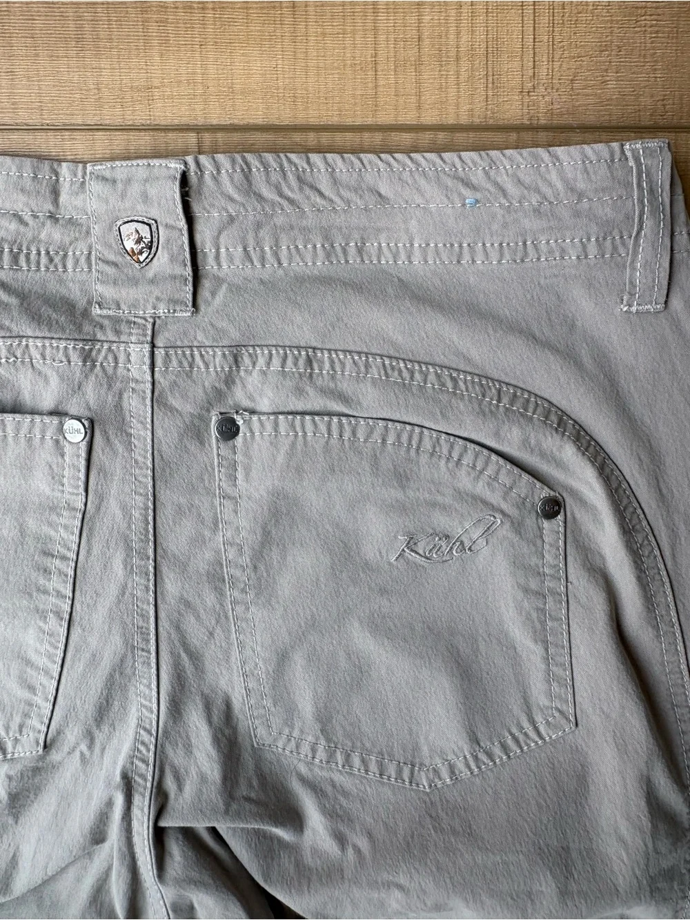 Kuhl Women's Legendary Outdoor Hiking Pants. Taupe Beige. Size 8R